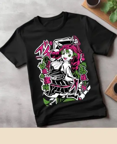Mitsurii Kanroji unisex tričko, Demon Slayer, Kimetsu No Yaiba, Soft Tee