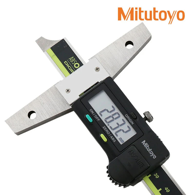 Mitutoyo Japonsko vyrobilo digimatickú hĺbku gage digitálna hĺbka Celipers571-201-30 571-202-30 571-203-20 0-150/200/300 mm 0,01 mm