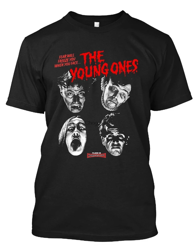 Mladý Onesnasty Rik Mayall Horrorscope Rik Vivian Mike Sitcoms T tričko pre mužov Ženy unisex tričko