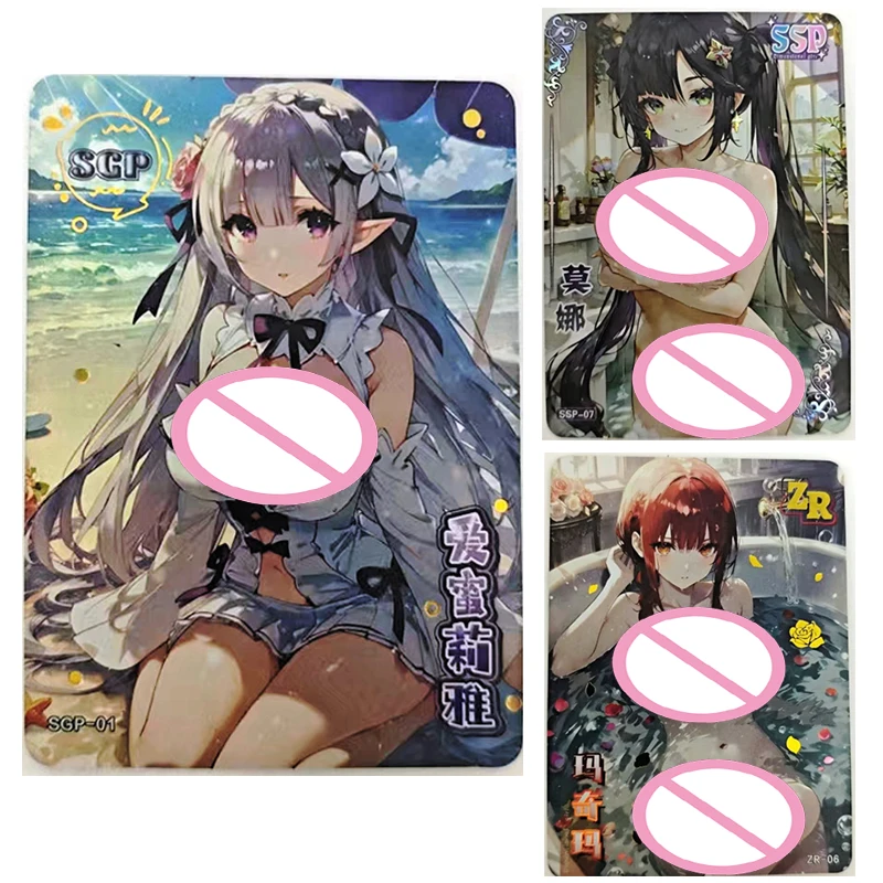 Mlieko s vôňou bobo bohyne príbeh Makima Mona Anime postava SSP Zr SGP Game Collection Card Card Deti