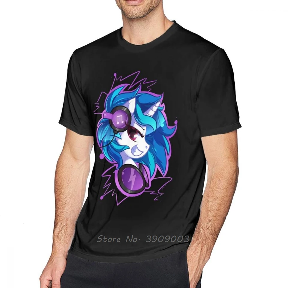 MLP T tričko Tričko Tričko krátke rukávy pláž tričko tričko Tlač Men bavlna vtipné tričko hip hop harajuku streetwear