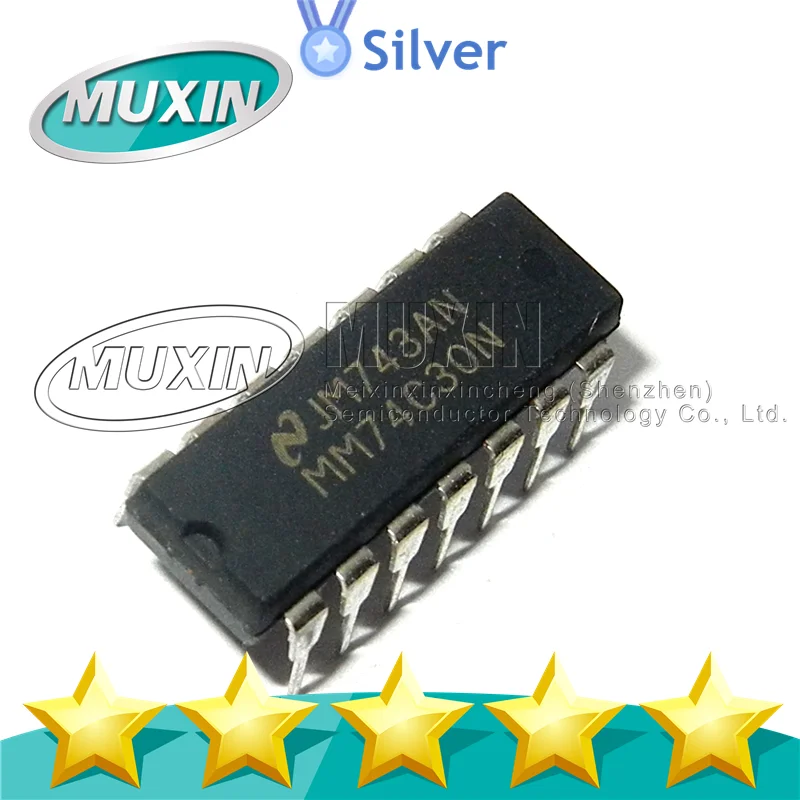 MM74C30N DIP14 Elektronické komponenty MM74C74N MM74C914N MM74HC14N MM74HC14N MM88C29N Nový originálny originálny MM88C30N