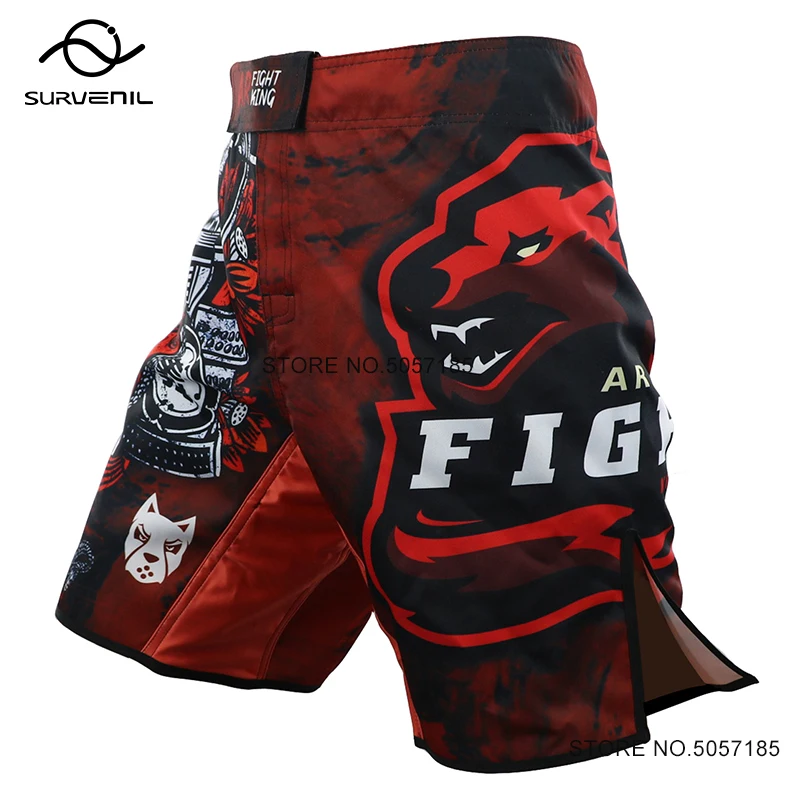MMA Shorts Men Tiger Muay Thai Boxing Pants Bjj Cage Fight Shorts Gym Blatial Art