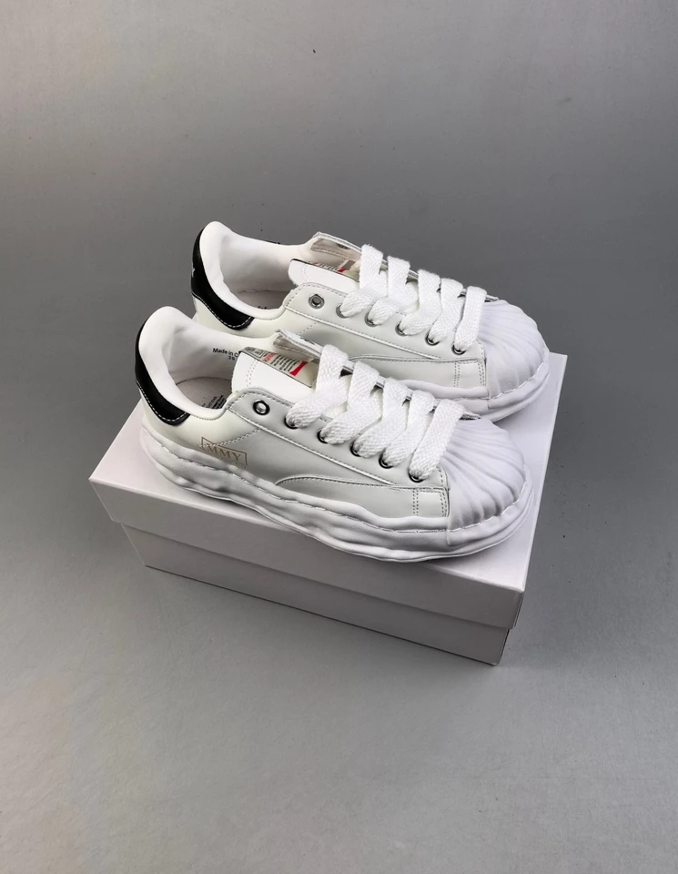 Mmyblakey pánske dámske skateboarding topánky kožené biele čierne zlato rozpustená zmrzlina podrážka s nízkym vrcholom príležitostné zapatillas de deporte