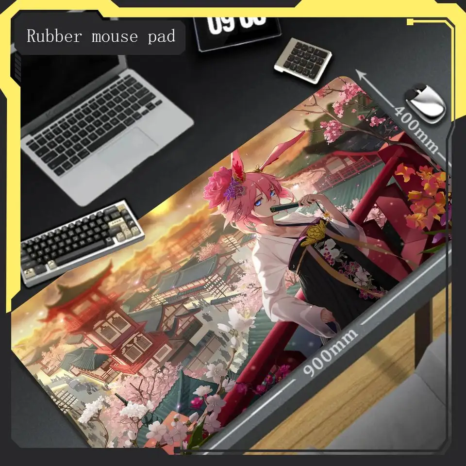 Mnoho ľudí sa páči It Mouse Pad Genshin Impact Yae Miko Electronic Game Mouse Pad je pohodlný Touse vhodný pre notebooky na stolných počítačoch