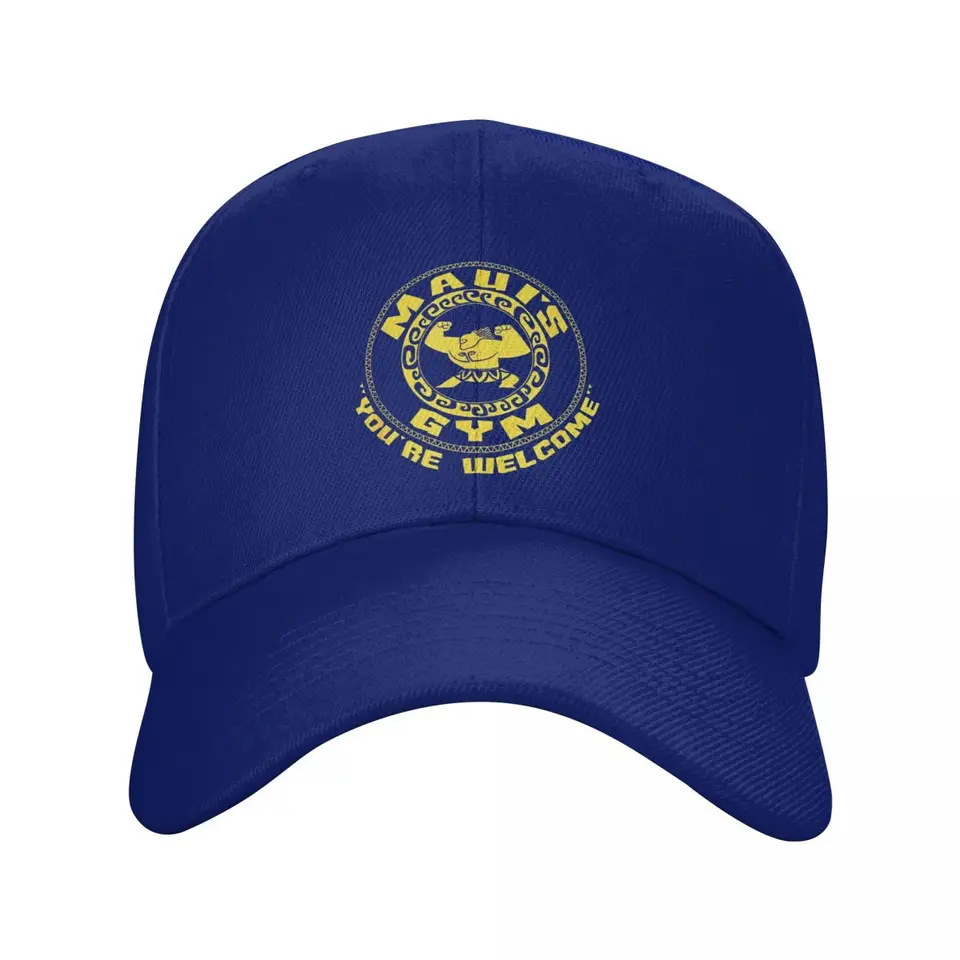 Moana Maui's Gym Gym Logo Baseball Caps Dospelé módne slnečné čiapky nastaviteľné polyesterové čiapka jesenná čiapka