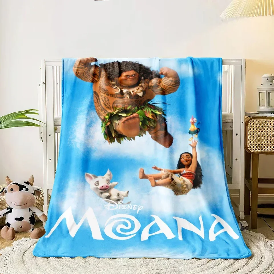 Moana Movie HD Vytlačené flanelové tenké prikrývky.Four sezóna prikrývka
