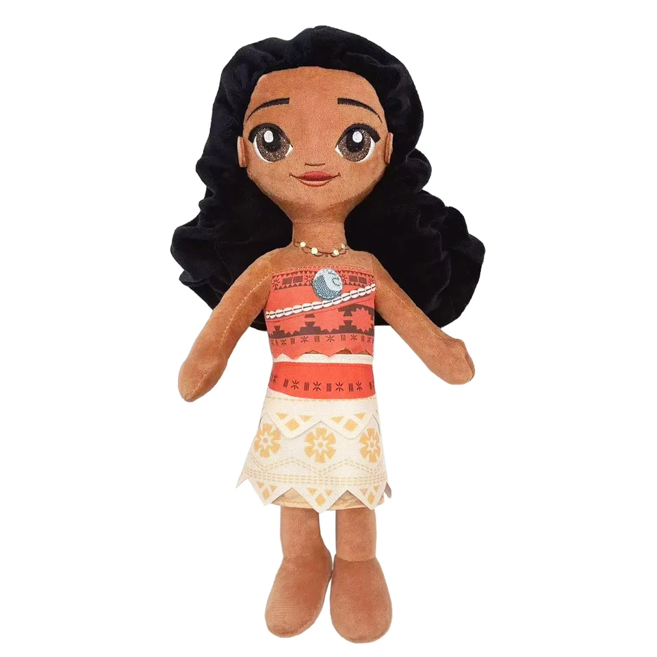 Moana plyšové médium 14 palcov, princezné bábiky s vyšívanými funkciami, plyšové hračky, večierok predstavuje princezné hračky pre dievčatá