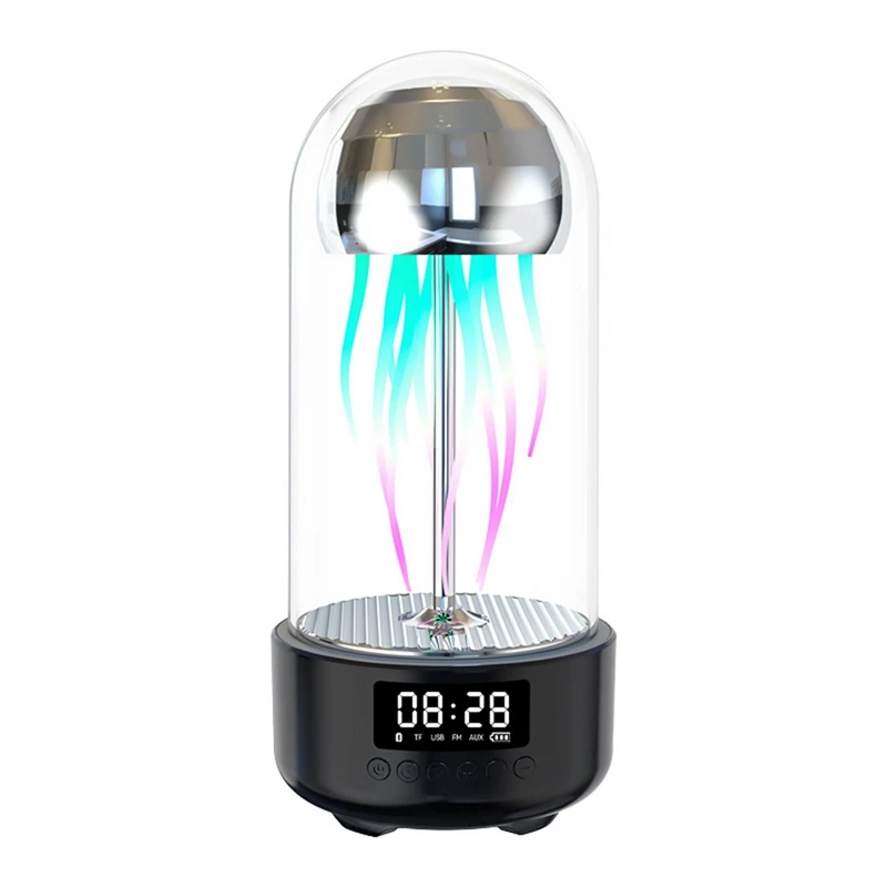 Mobilné mechanické medúzy Bluetooth reproduktor šedý mini reproduktor kreativity stolové ozdoby