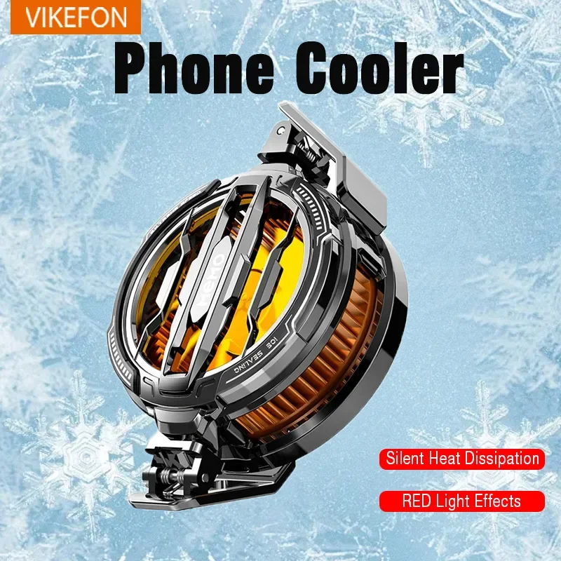 Mobilný telefón chladič Univerzálne magnetické chladenie ventilátor ventilátora pre chladič pre iPhone 15 Pro Max Xiaomi 14 Prenosný telefón chladný chladič