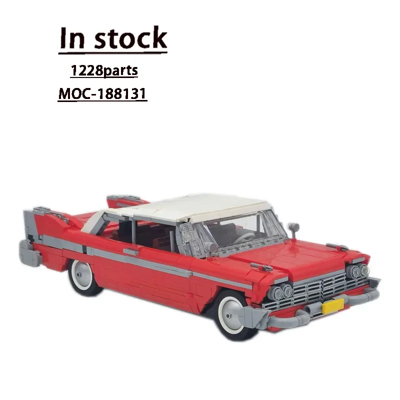 MOC-188131 ČERVENÉ KLASY SPORTS RACING BUDING BLAKOVÝ MODEL • 1228 dielov BARDELY BARDELLS VICOLS BUDING BLUKY