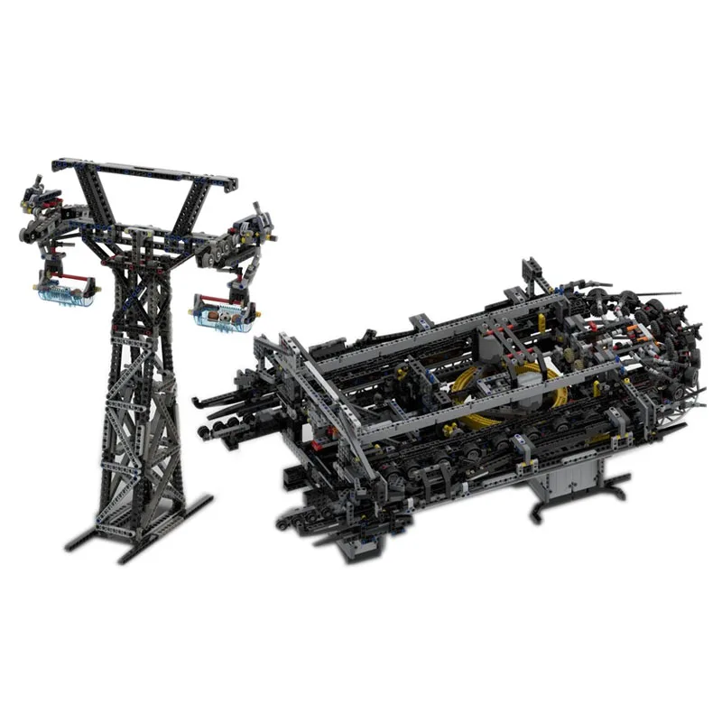 MOC-59230GBC GONDOLA/Odnímateľný GONDOLA 8314PARTS Zostavenie MODERNÉHO BLACHWORCH BLUCH MODELMOC Kreatívne stavebné bloky Hračky