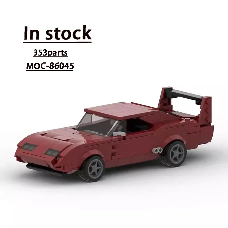 MOC-86045 Classic Movie Series Zostava športových automobilov Zostavenie Building Block Block Model MOC Creative Building Blocks Blocks