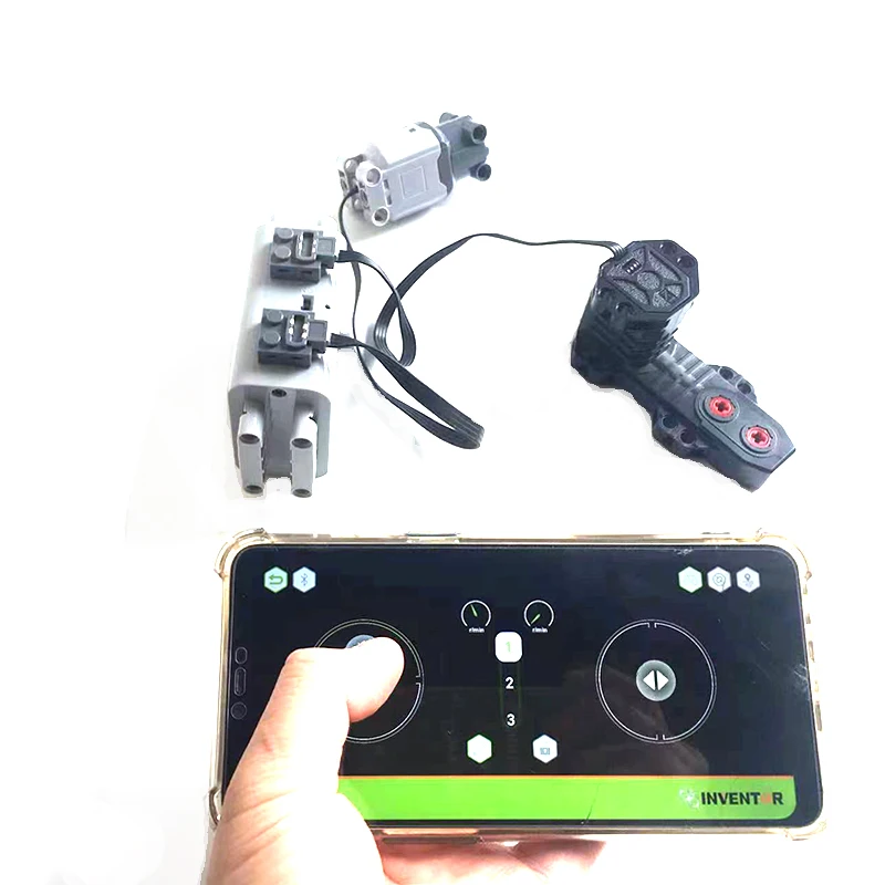 MOC App RC Program Wedo 1.0 9686 Power Funkcia High-Tech Robot Brick Parts Vzdelávacie školy Študenti Študenti učenia sa stavebných blokov
