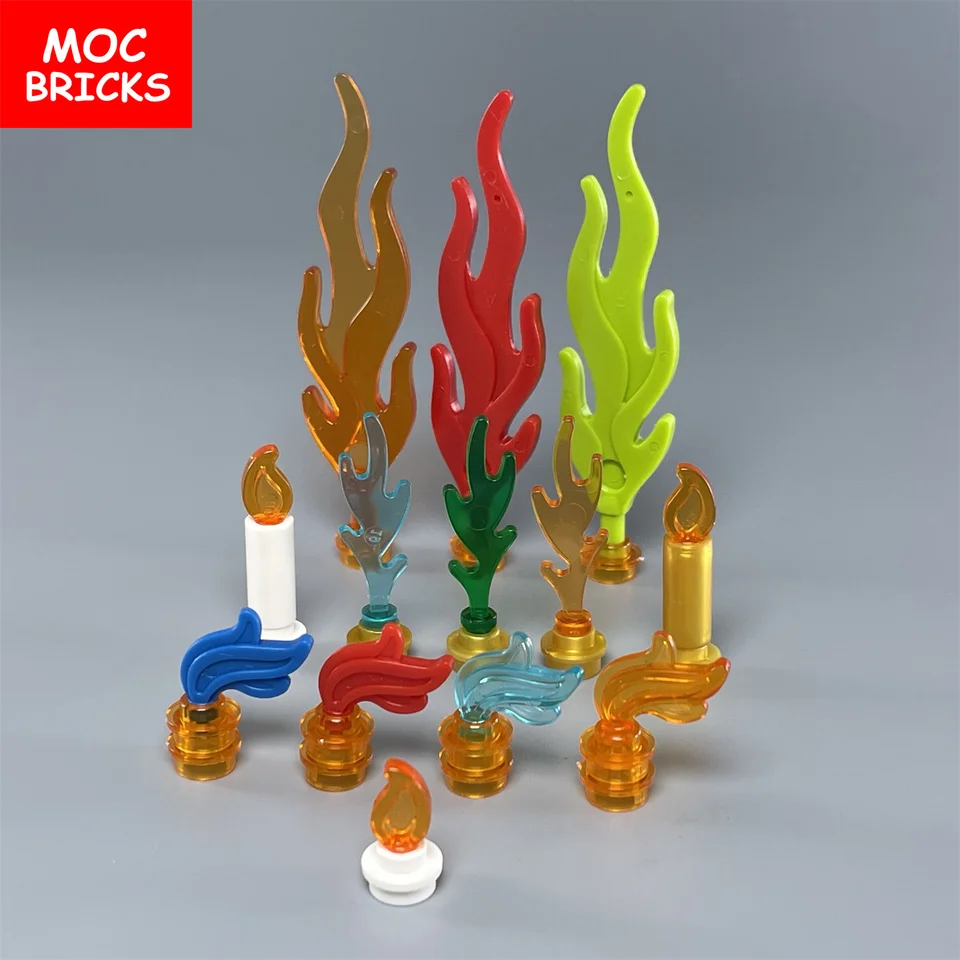 MOC Bricks Flame Feather Fire 85959 6126 64647 stavebné bloky figúrky pre domácich majstrov pre deti darčeky pre bábiky