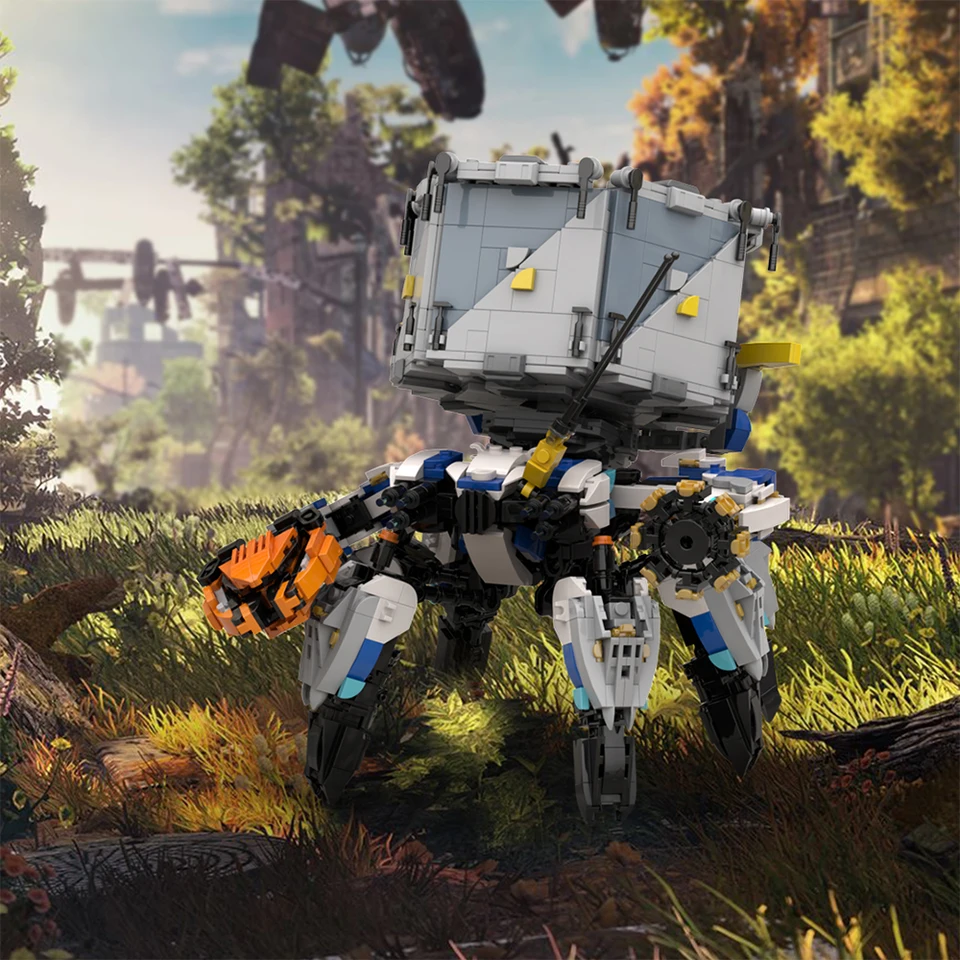 MOC Game Horizon Shell Walker Building Blocks Set Zero Dawn Mecha Corruptor War Machine tehly Hračka pre deti darček k narodeninám