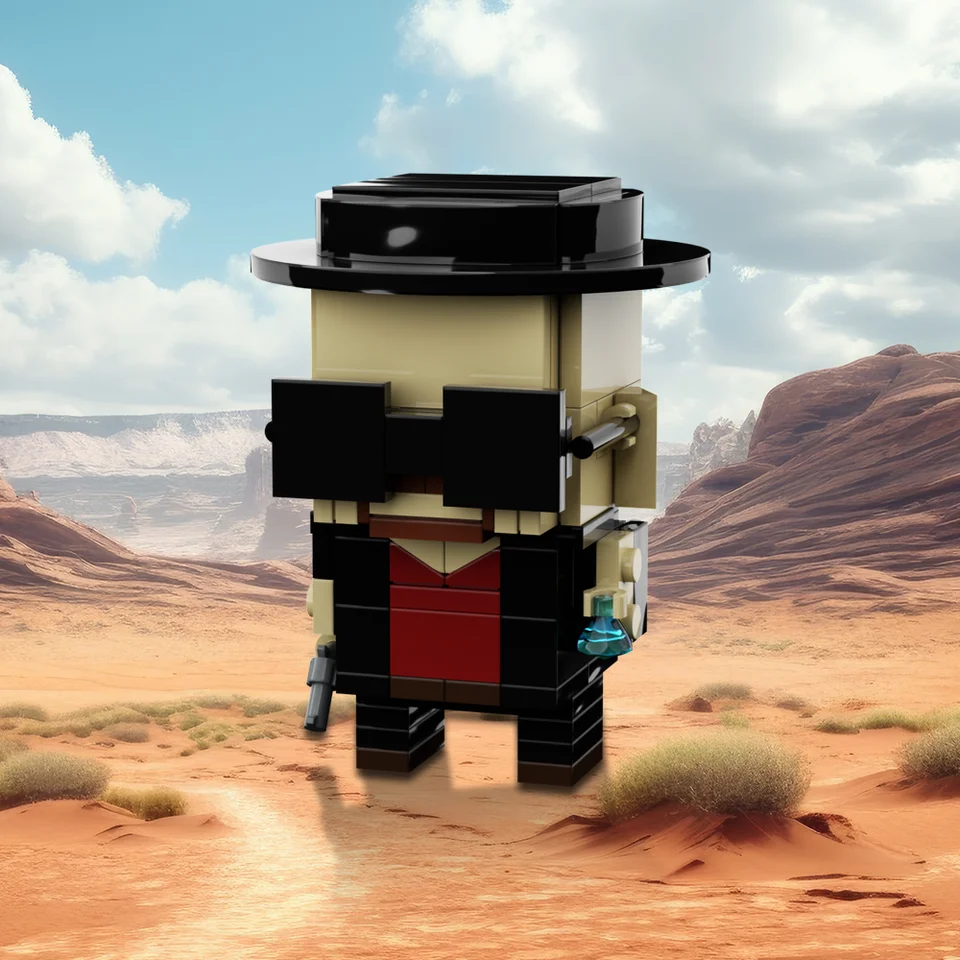 MOC MOC BREAKING Bad Heisenberg Build Block Block Model Mr White Heisenberg postava Brickheadz Bricks Zhromaždené hračky pre deti narodeniny darčeky