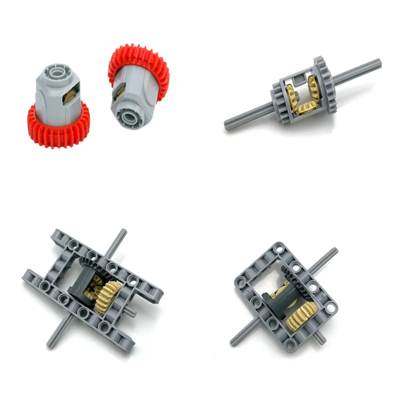 MOC Technical 9686 Parsty Vzdelávanie Budovy Blokovania tehly Diferenciálne súpravy súprav