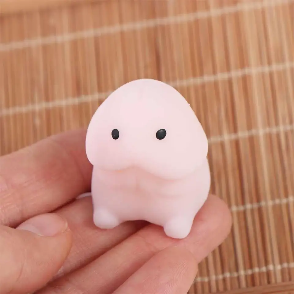 Mochi Toy Praktické vtipy Mini stlačte hračku mäkké hračky TPR Mini Hračky