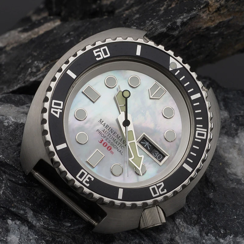 MOD 6105 6309 Turtle Abalone Dive Watch Head s NH35 NH36A z nehrdzavejúcej ocele Automatické hodinky 200 metrov vodotesné