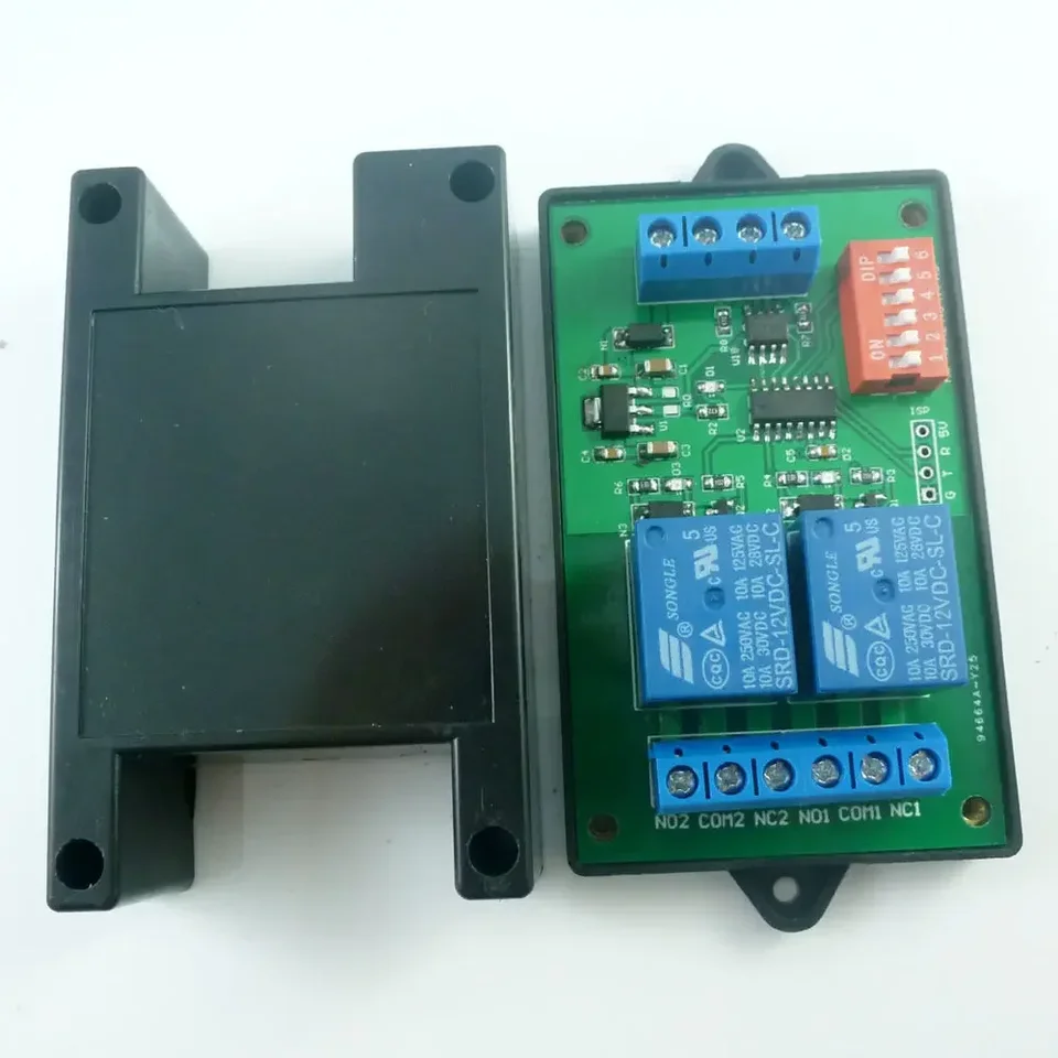 MODBUS RTU a AT Command 2 Ch RS485 RELE PLC CONFORTY UART Sériový port prepínač