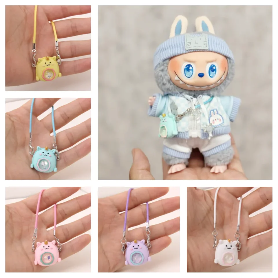 Model Dollhouse Accessories pre scénu OB11 pre BJD pre BJD pre Labubu Doll Schoolback Backpack Satchel Miniatúrne položky