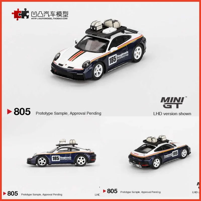 Model Mini GT Car Model 1/64 Porsche 911 Dakar Rally Model Model simulation Room Room Model Model autá zbierka