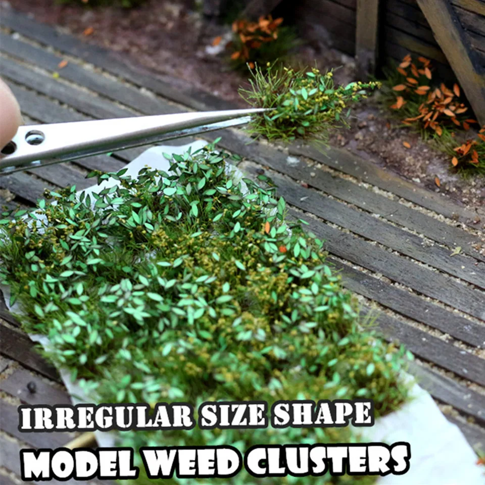 Model simulácie Ground Grass Model na výrobu HO železničnej budovy piesočného stola Krajina usporiadanie materiálov Diorama súpravy 1box
