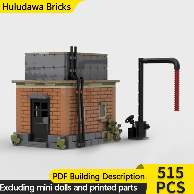 Model Street View MOC Building Brick Water Tower Water Storage Station Modulárna technológia Darček Zostavte detskú hračku