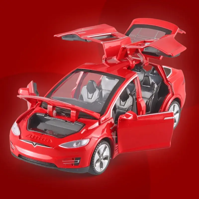 Model X Hray Auto, 1:32 Zinc zliatiny odierač automobilových hračiek pre deti, vytiahnite chrbát Zberateľné vozidlo