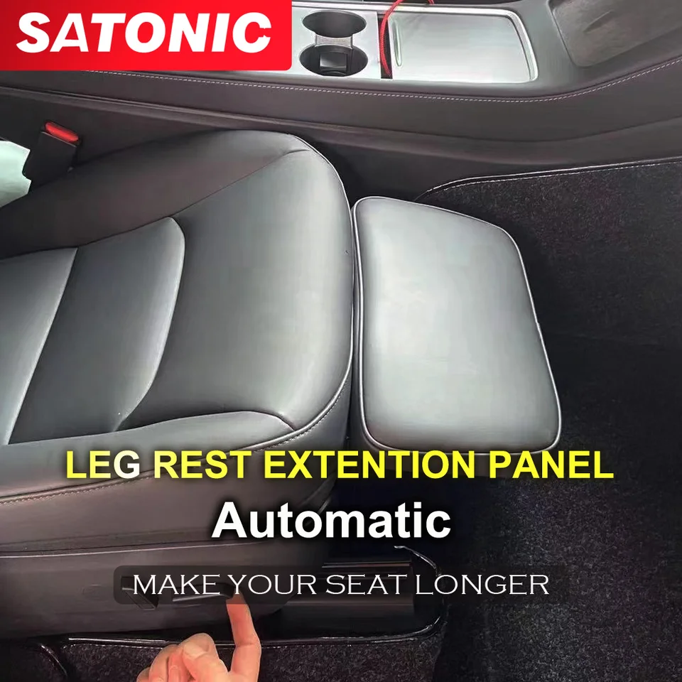 Model Y noha REST na predlžovanie panelu Seat Fot Foot Restaing Pad pre Tesla Model 3 Y Soft Foam Witerproof Modifikácia vozidla Accessorri