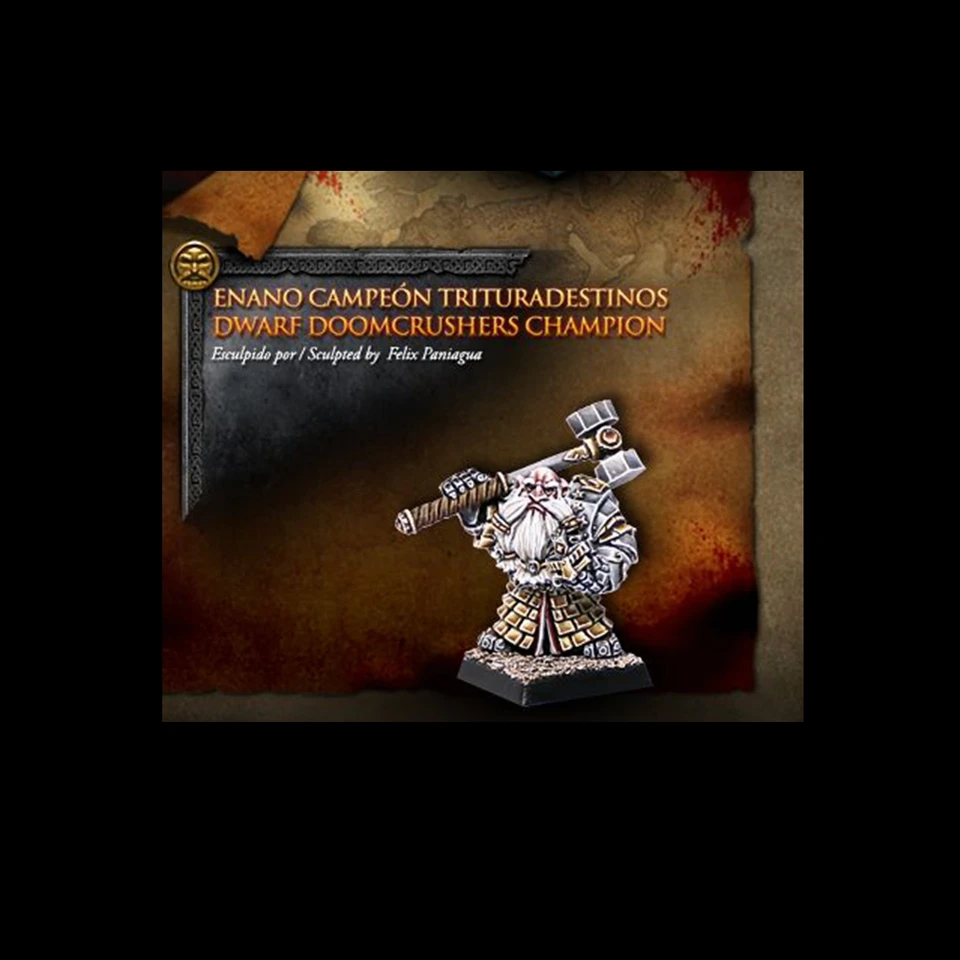 Modelová súprava na živicu 28216 DWARF Champion Crushed By LOUPERY