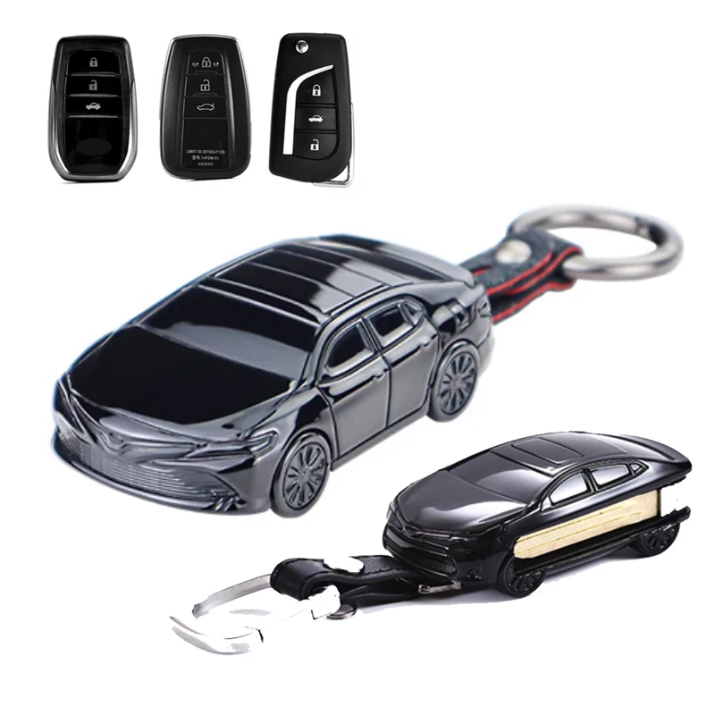 Modely automobilov Aoyef pre Toyota Corolla Rav4 Alphard Previa Highlander Noah Vellfire Harrier Smart Smart Remote Flip Key Case FOB FOB