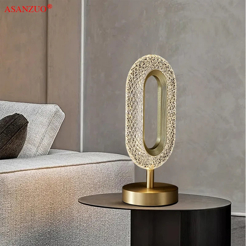 Moderná LED domáca obývacia izba dekorácia stolová lampa Hall Hotel reštaurácia Luxusná stolová lampa Nordic spálne lôžko stôl lampa