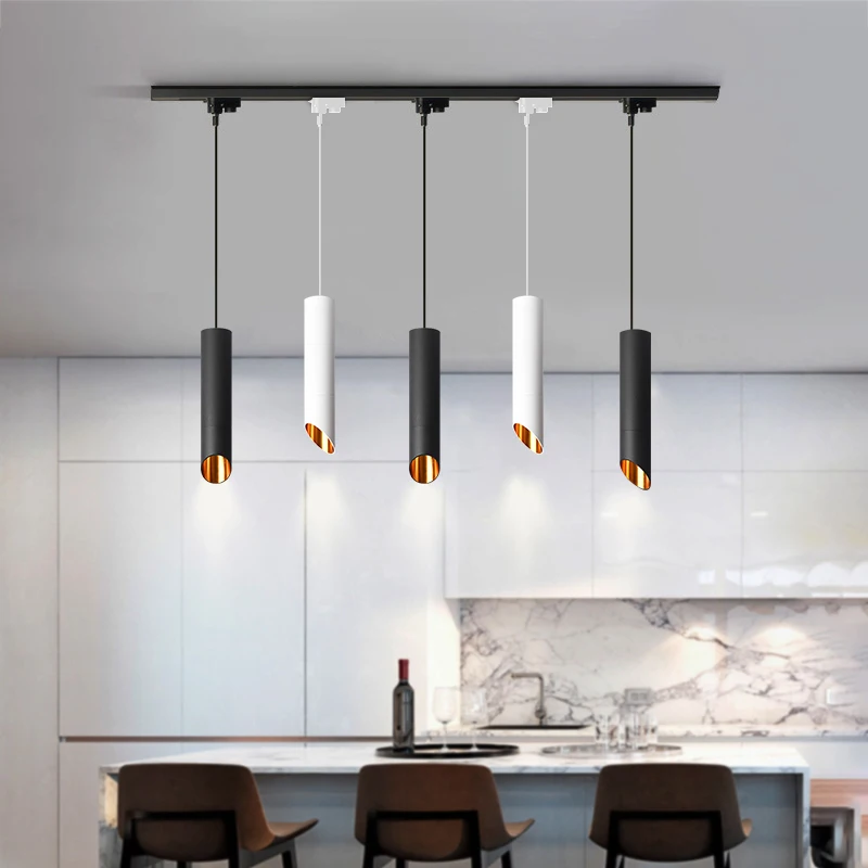 Moderná LED dráha svietidla Light Tribe Trabe Lighting Lamp Rail Svete Svetele pre domácu obchodnú ledi železnicu závesnú lampu zavesenie svetla