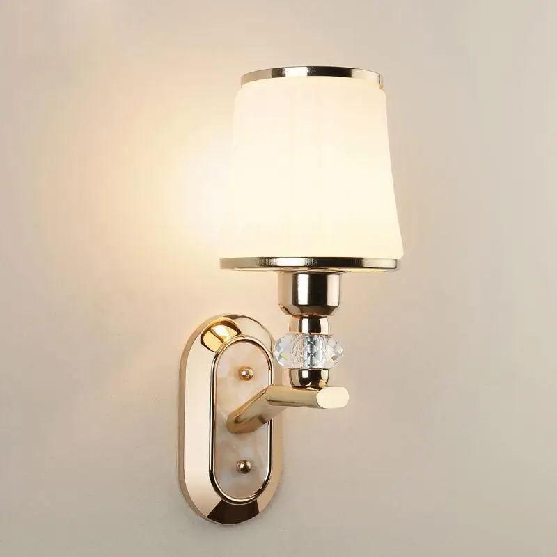 Moderná LED nástenná lampa so sklenenými lampami steny nástenné svietniky pre hotelovú spálňu nočná obývacia izba schody domova dekorácia