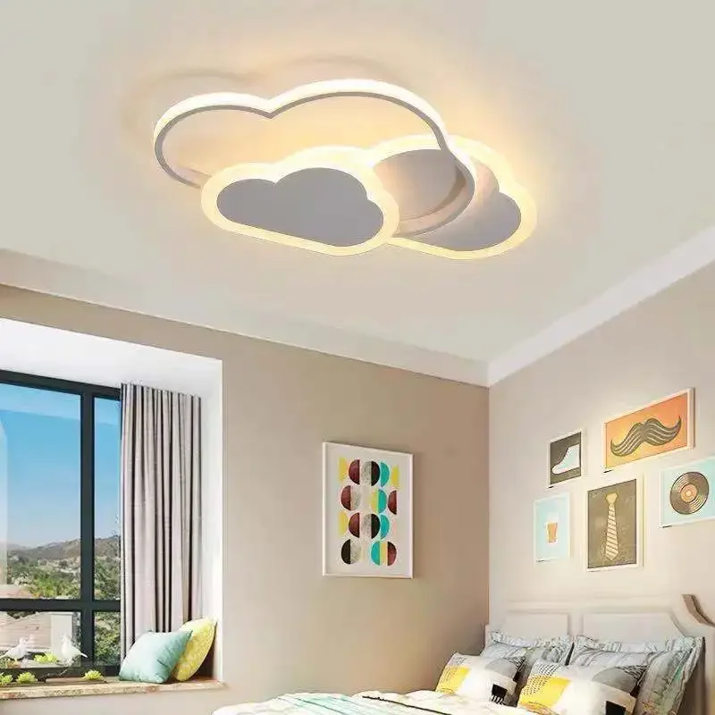 Moderná stropná lampa LED detská detská izba Štúdia Štúdia Nordic Cloud Srdce osvetlenie svietidla Indoor Decor Ac Hliníkové svetlá
