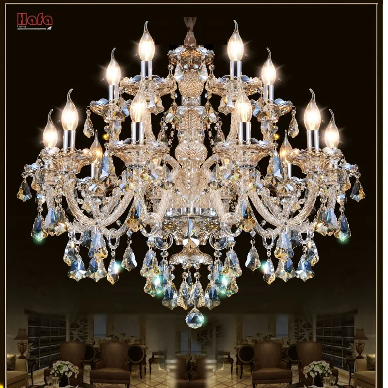 Moderné krištáľové luster obývacia izba Lesty Lustrá de cristal dekorácia Tiffany prívesky a lustre domáce osvetlenie vnútorná lampa