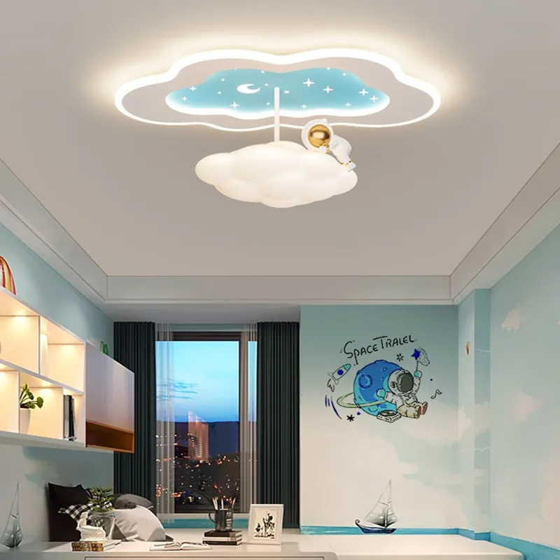 Moderné LED Detské spálne stropné svetlá oblakového lietadla luster chlapec dievčatko Lampy Lampy domáce vnútorné dekorácie svietidlá svietidlá