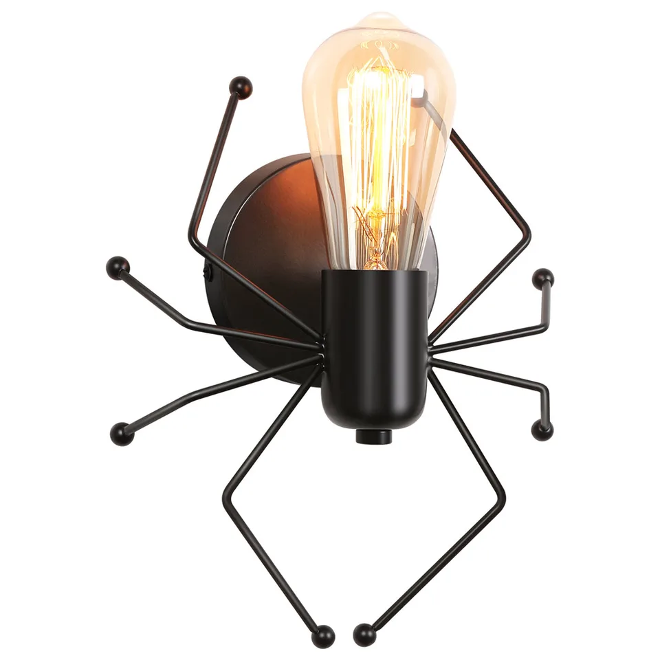 Moderné LED nástenné lampy Americké kreatívne nástenné svetlá kovové pavúky Svätý domáci dekorácia salón detská izba spálňa Luminaria