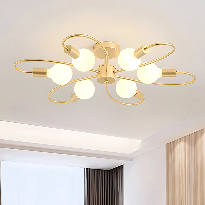 Moderné LED stropné lustre retro priemyselné osvetlenie obývacia izba spál
