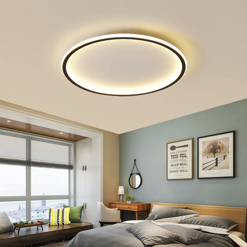 Moderné LED stropné svetlo 20/30/50/80 cm stmievacia okrúhla lampa pre spálňu Obývacia izba Štúdium Štúdium v ​​interiéri osvetľovacie príslušenstvo