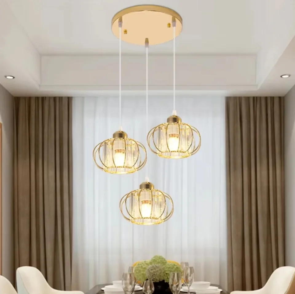 Moderné minimalistické krištáľové prívesky Svetlá chodby LED blesk stropná lampa reštaurácia Luster zavesenie svietidiel vnútorné dekorácie