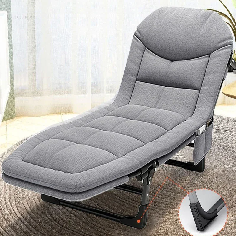 Moderné minimalistické skladacie lôžko pre spoločnosť Luxusné domáce postele pre spálňu s jednou bavlnenou podložkou integrované prenosné skladacie postele