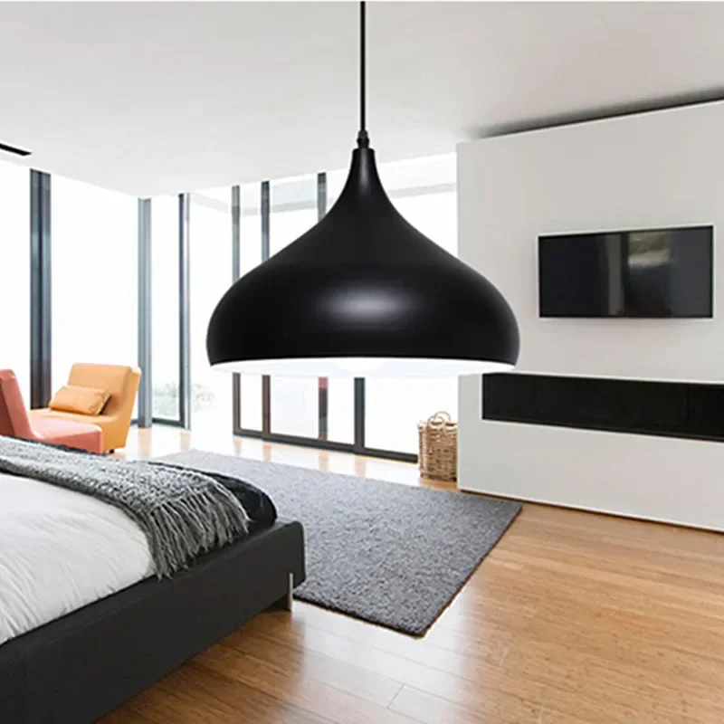 Moderné priemyselné stropné lampa Vintage Bar prívesok Lights Loft kované hliníkové kovové kuchynské ostrovné lampy osvetľovacie svietidlá