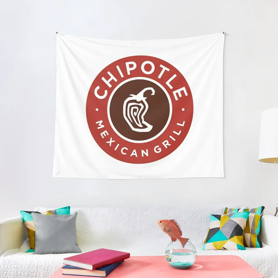 Moderný chipotle mexický gril sklenený predný alkoven displej tapisérie dekorácie miestnosť dekorátor tapiséria