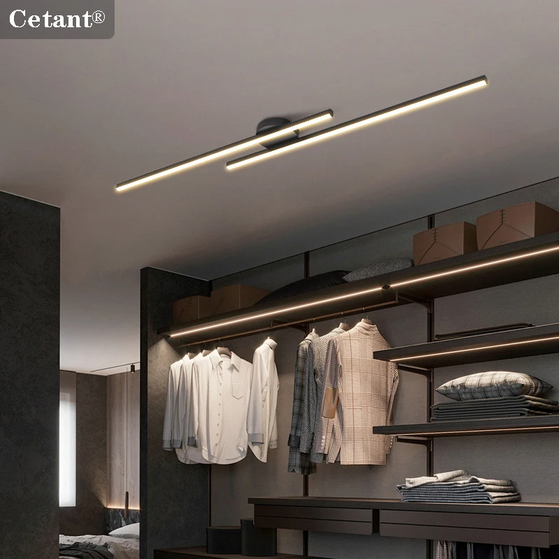 Moderný LED stropný svetlo diaľkové ovládanie dlhé pásové svetlá Spálňa obývacia izba Koridor kuchyňa Balkón Bar domáca LED žiarovka LIMTER