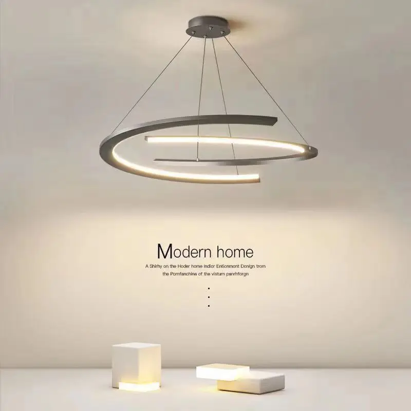 Moderný luster pre obývaciu izbu 2024 Minimalistická hlavná lampa Light Luxury Nordic Simple Restaurant Pendant Lamp