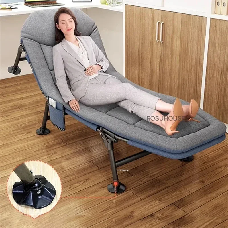 Moderný minimalistický vonkajší skladovací posteľ nábytok pre domácnosť Balkón voľný čas Simple Lazy Beds Hospital Sprievodná spánková posteľ l