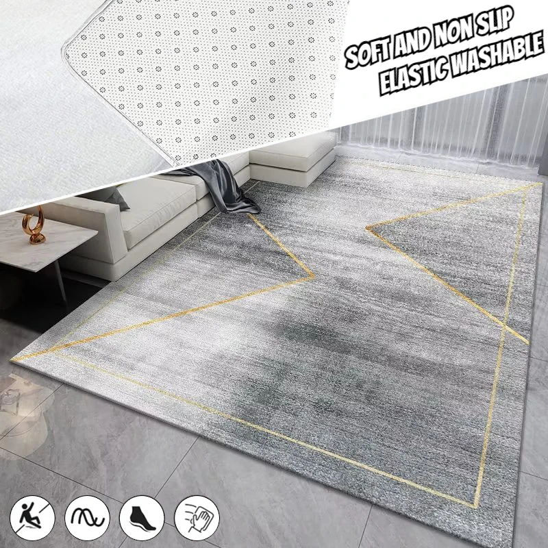 Moderný minimalizmus koberce Domácne umývateľné koberce na veľkú plochu 200x300 cm dekorácia geometrické softvérové ​​podlahové podlahové roho